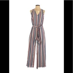 NWT Drew striped sleeveless pant romper jumpsuit